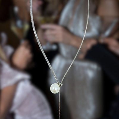 Baget Swarovski Asansör Kolye